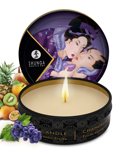 Mini bougie de massage - Libido Fruits exotiques