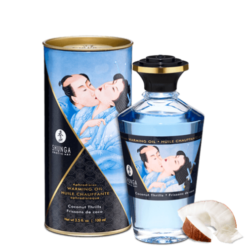 Huile chauffante aphrodisiaque - Frissons de coco 100ml