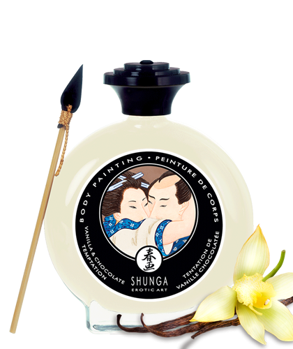 Peinture de corps embrassable - Chocolat blanc et Vanille