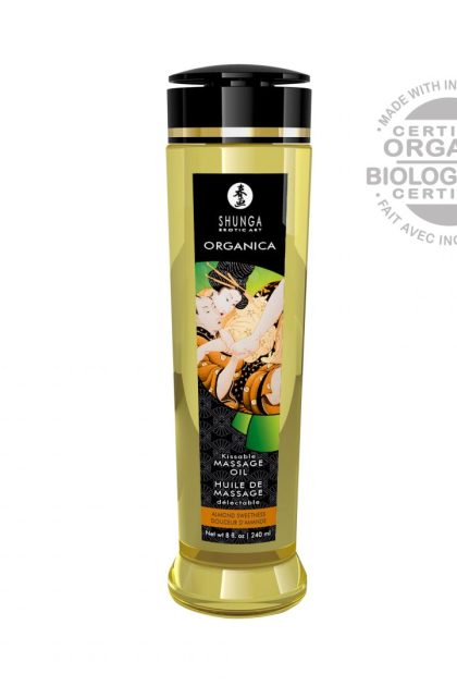Huile de massage organique - Douceur d'amande - 240 ml