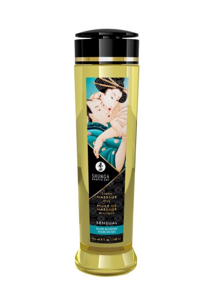 Huile de massage érotique - Sensual - Fleurs des îles - 240 ml