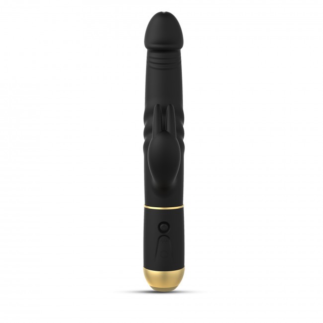 Vibromasseur Furious Rabbit 2.0 - Noir et Or – Image 3