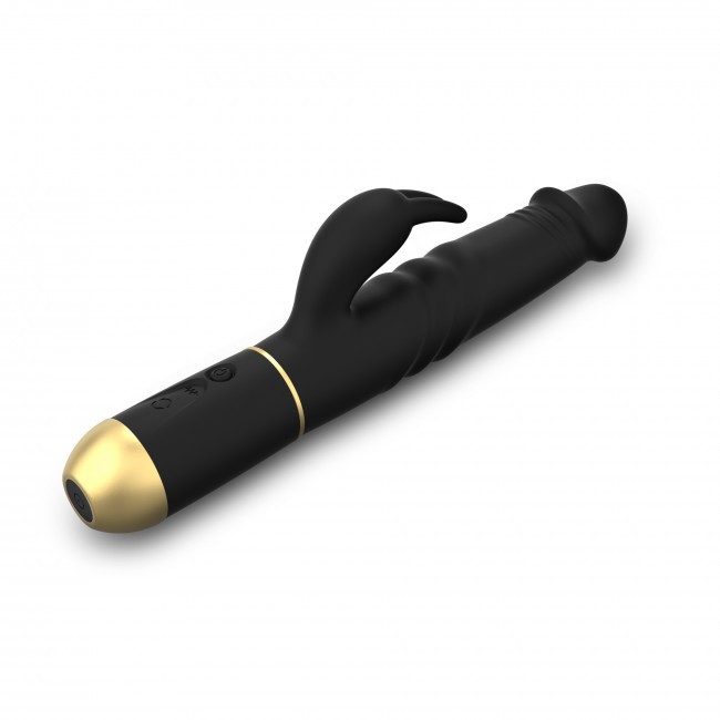Vibromasseur Furious Rabbit 2.0 - Noir et Or – Image 4