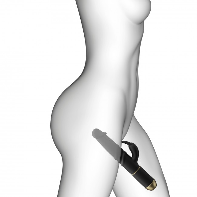 Vibromasseur Furious Rabbit 2.0 - Noir et Or – Image 6