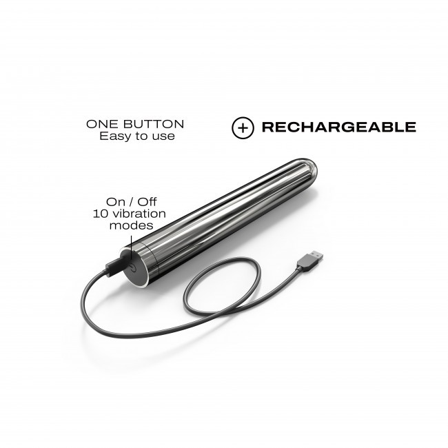 Vibromasseur Dorcel Silver Star 2.0 19 cm - Argent – Image 3
