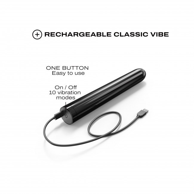 Vibromasseur Dorcel Black Muse 2.0 19 cm - Noir – Image 3