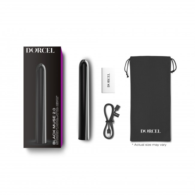 Vibromasseur Dorcel Black Muse 2.0 19 cm - Noir – Image 4