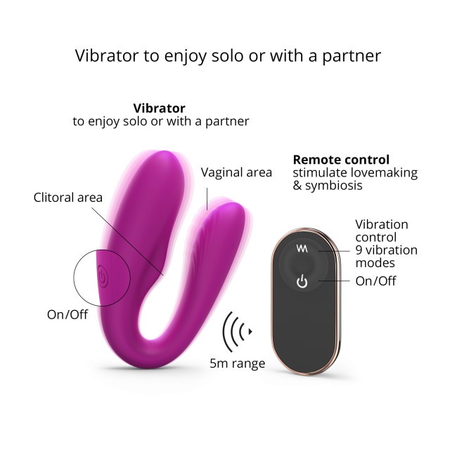 MATCH UP - Sweet Orchid - Jouet pour couple télécommandé – Image 2