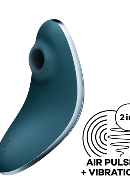Vulva Lover Stimulateur et vibromasseur Satisfyer - Bleu