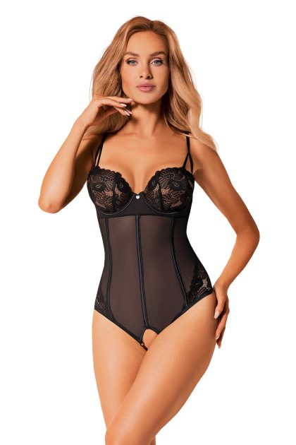 Serena love Body ouvert - Noir
