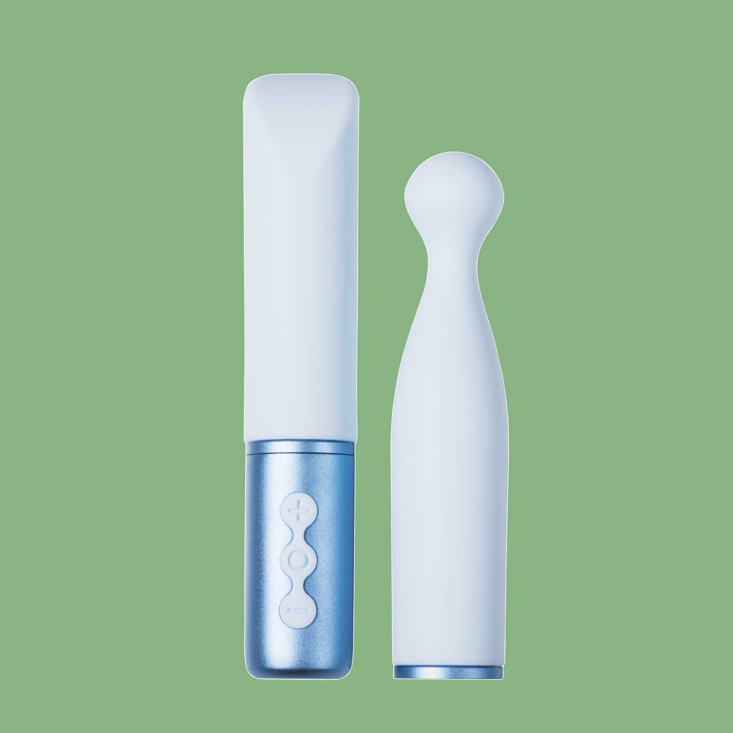 Aquamarine - The naughty collection - Vibromasseur à tête interchangeable Bleu – Image 2