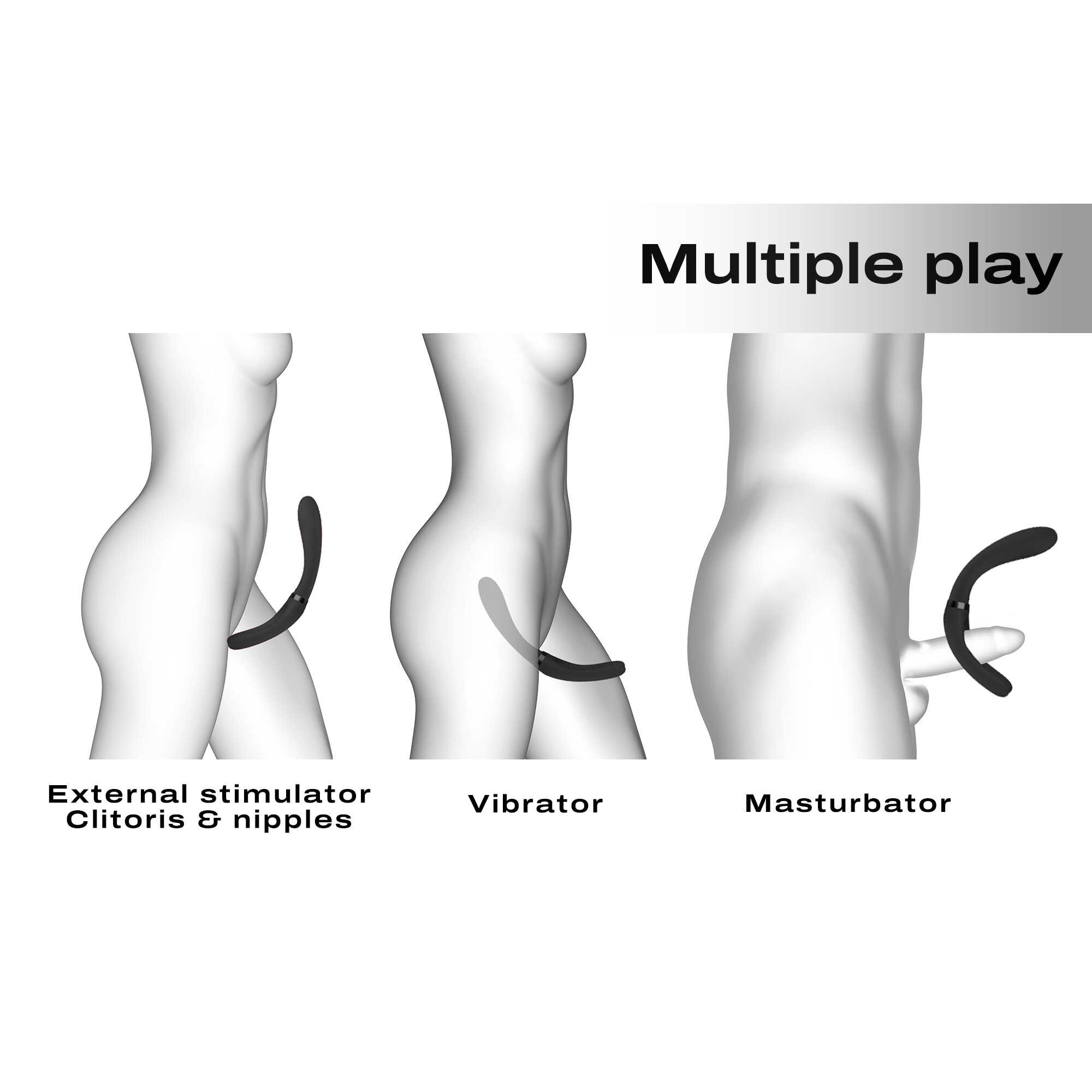 Vibromasseur Infinite Joy - Noir – Image 5