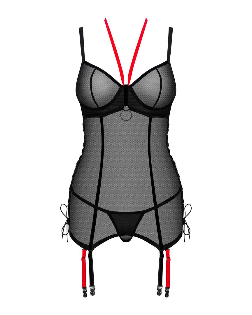 Glandez guêpière et string - Noir – Image 7