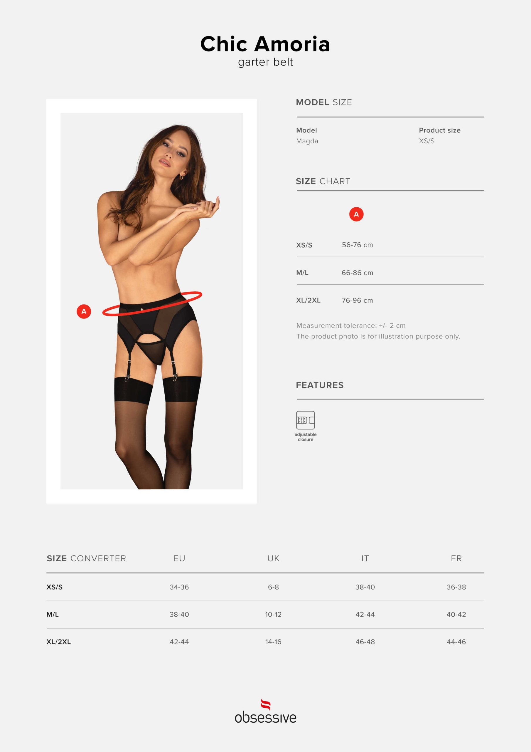 Chic Amoria porte-jarretelles - Noir – Image 13