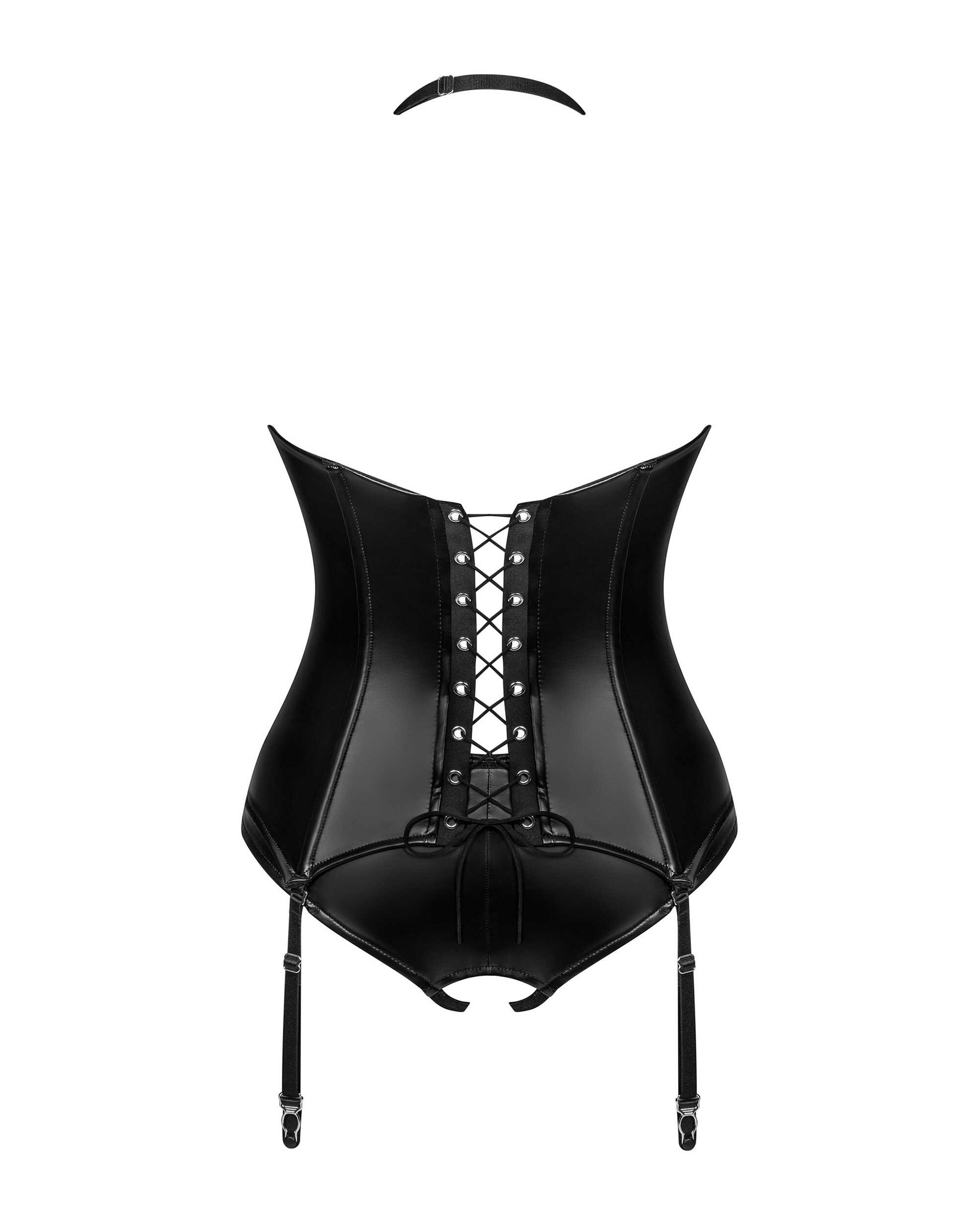 Viranes corset et string - Noir – Image 6
