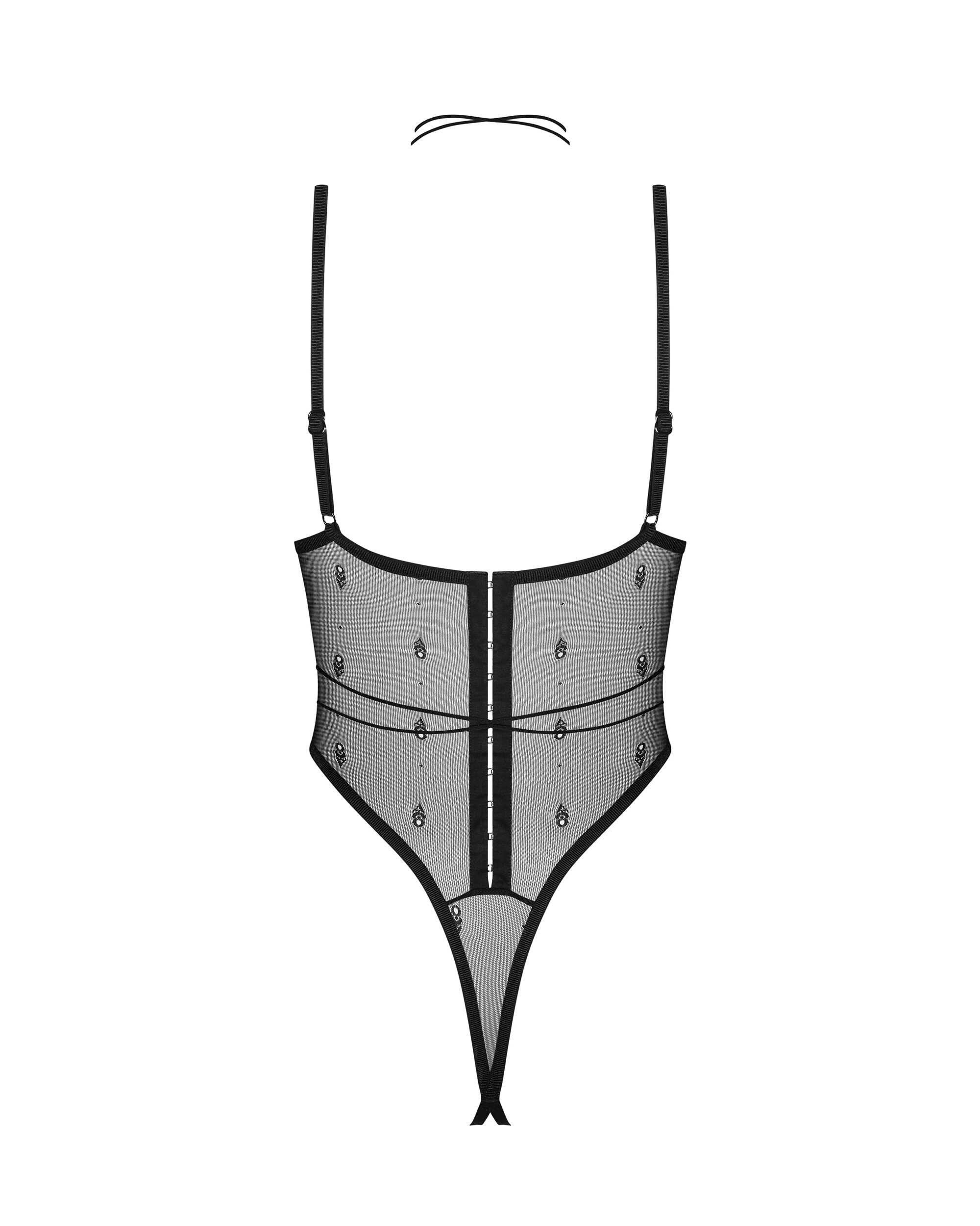 Anniverse special body ouvert et harnais - Noirs – Image 2