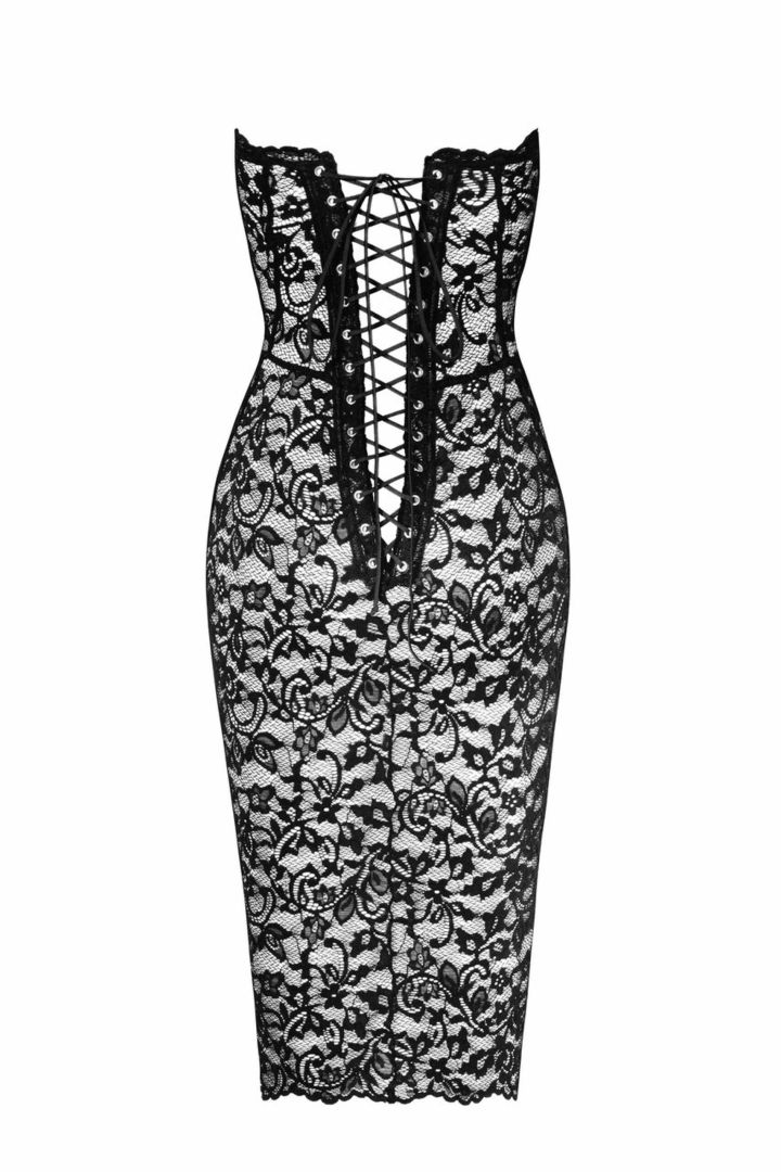 F301 Catalyst - Robe midi à lacets – Image 6