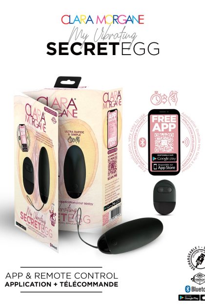 My vibrating secret egg - Noir