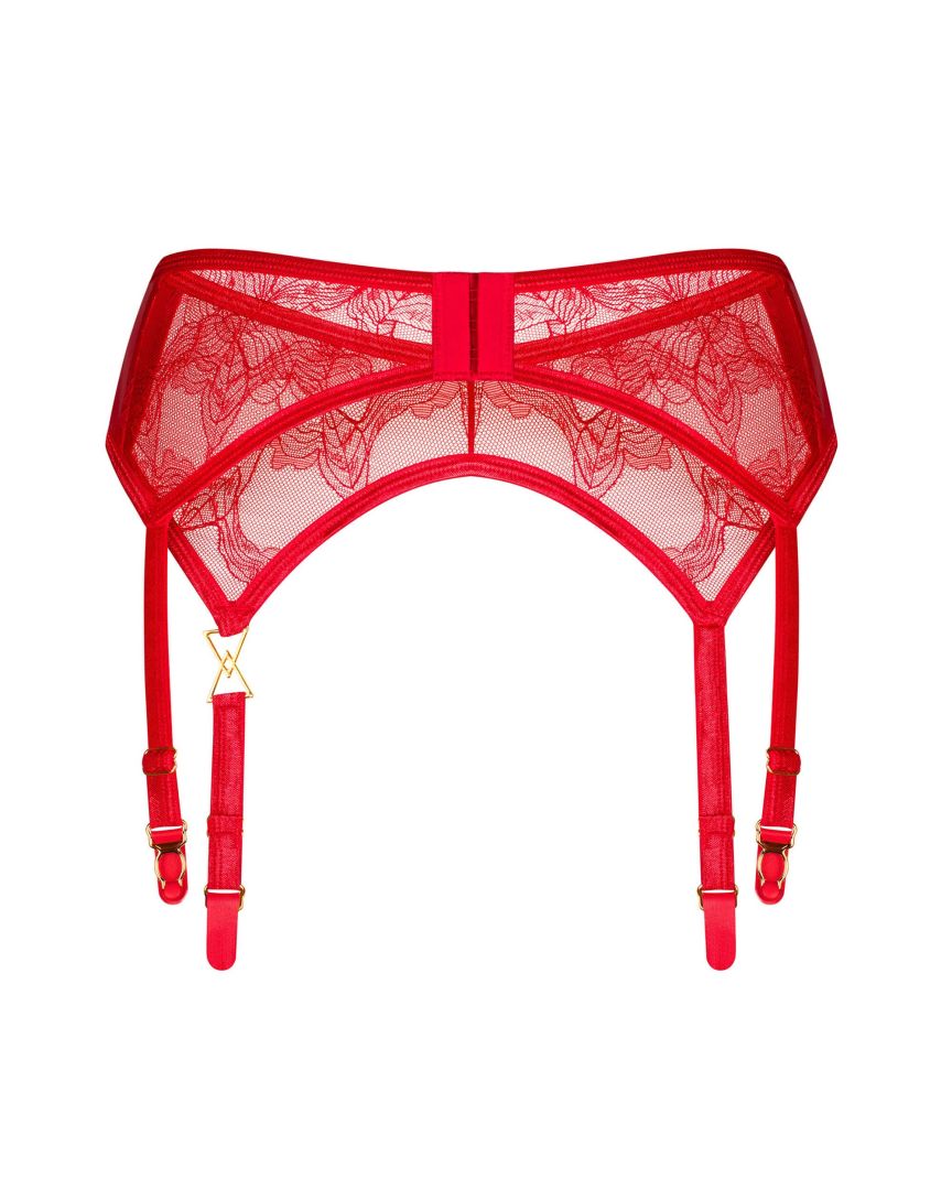 Aliosa porte-jarretelles - Rouge – Image 7