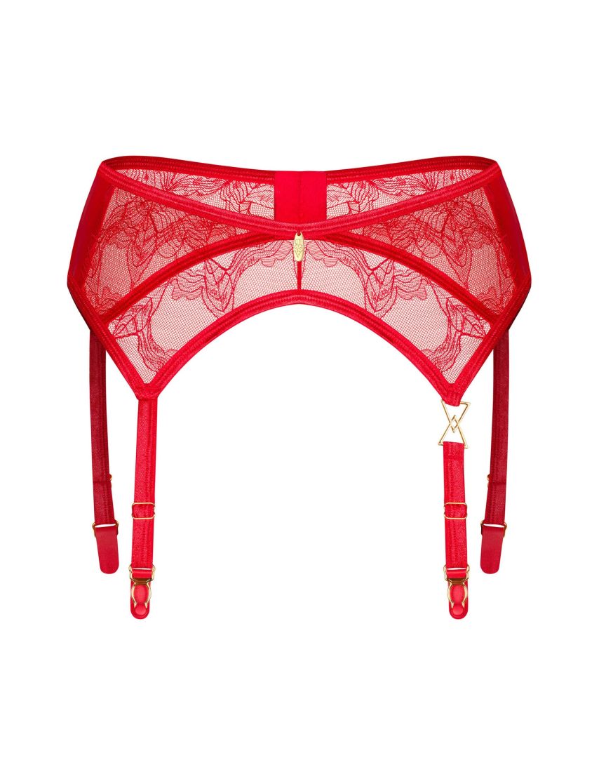 Aliosa porte-jarretelles - Rouge – Image 6