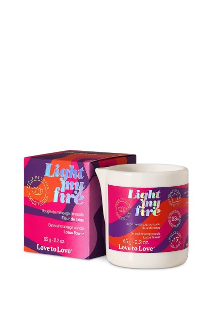 Light My Fire bougie de massage Fleur de lotus 65G