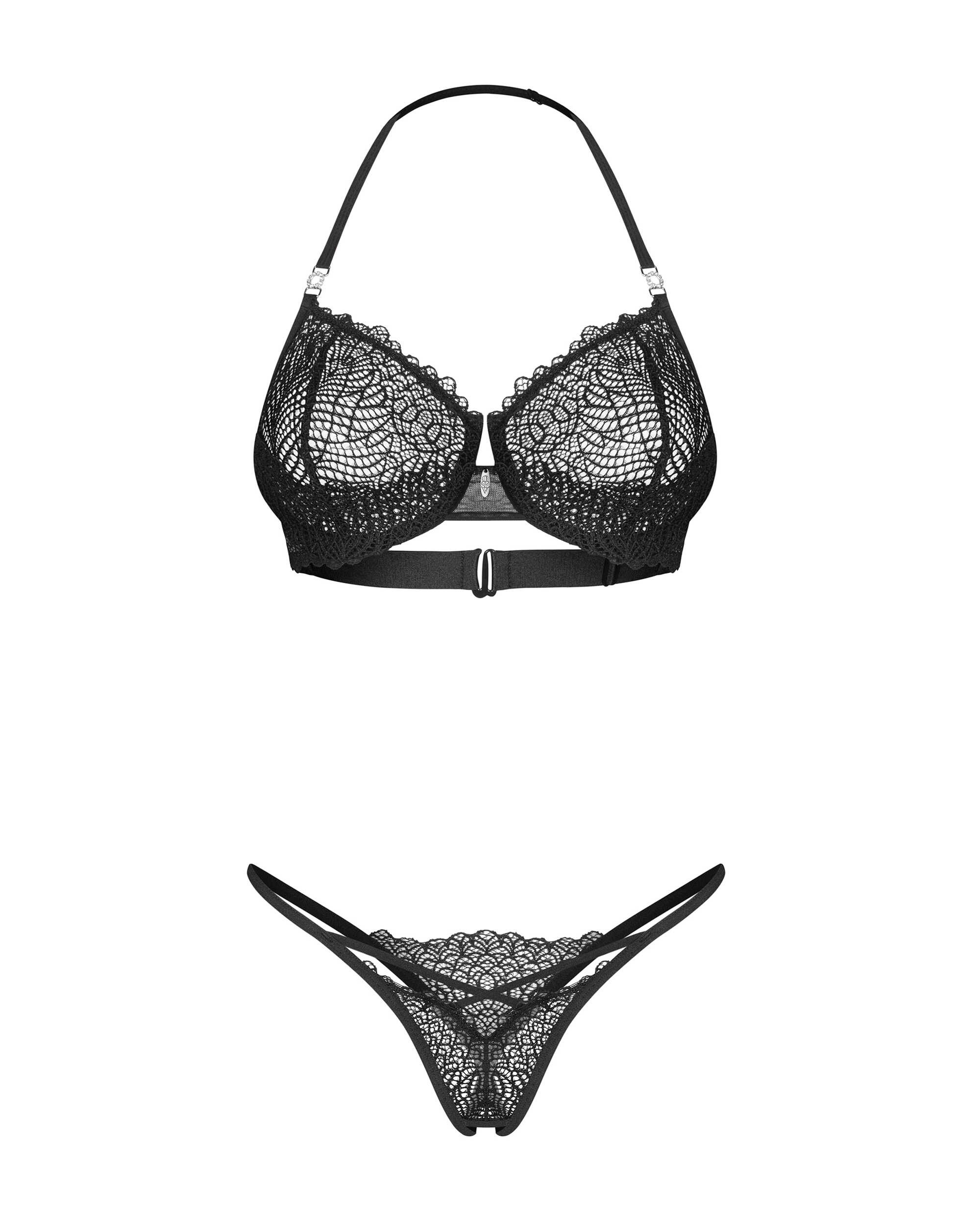 Iliosa ensemble 2 pièces ouvert - Noir – Image 5