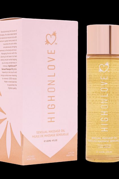 Huile de massage luxueuse Martini au Litchi - 120 ml