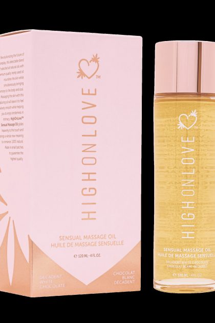 Huile de massage luxueuse Chocolat blanc décadent - 120 ml