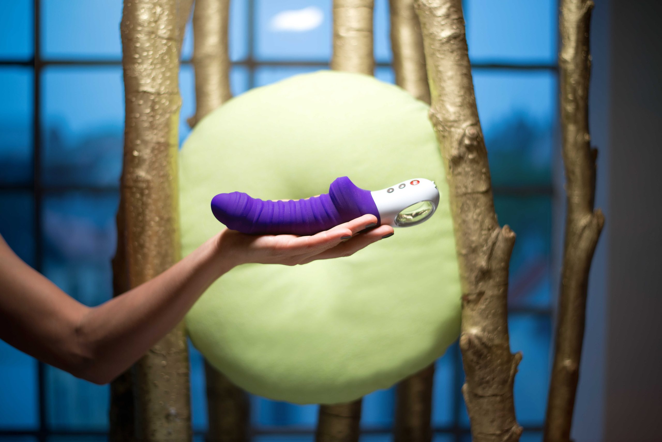 Tiger - Vibromasseur strié - Violet – Image 5