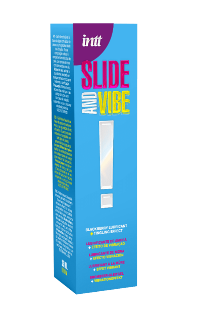 Slide and vibe ! Lubrifiant à base d'eau avec vibration