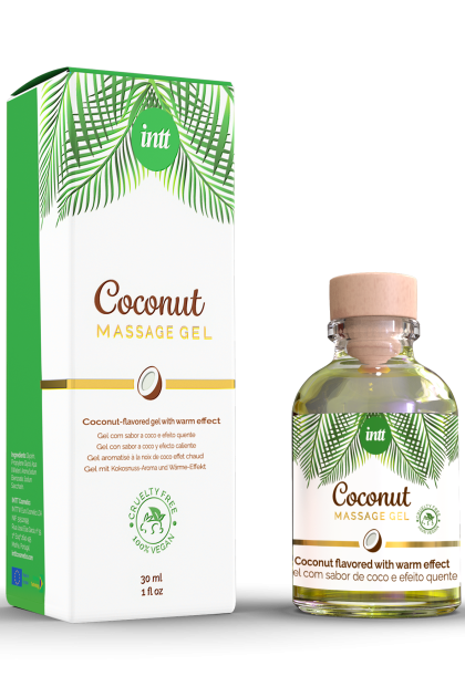 Vegan Massage gel noix de coco - Gel embrassable