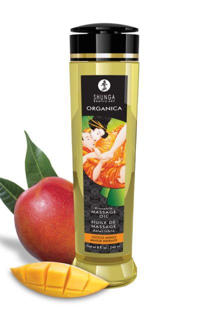 Huile de massage organique - Mangue - 240 ml