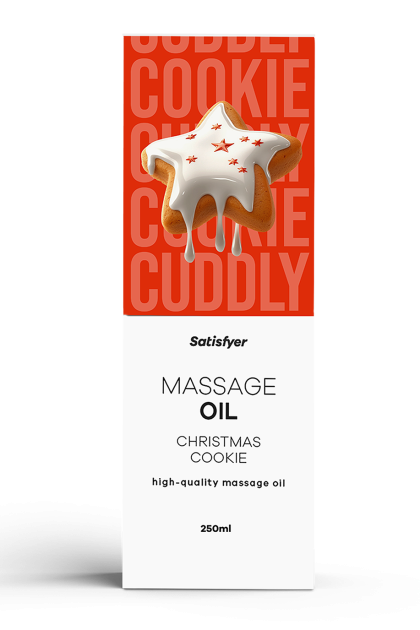 Huile de massage haute qualité - Cookie de Noël 250ml