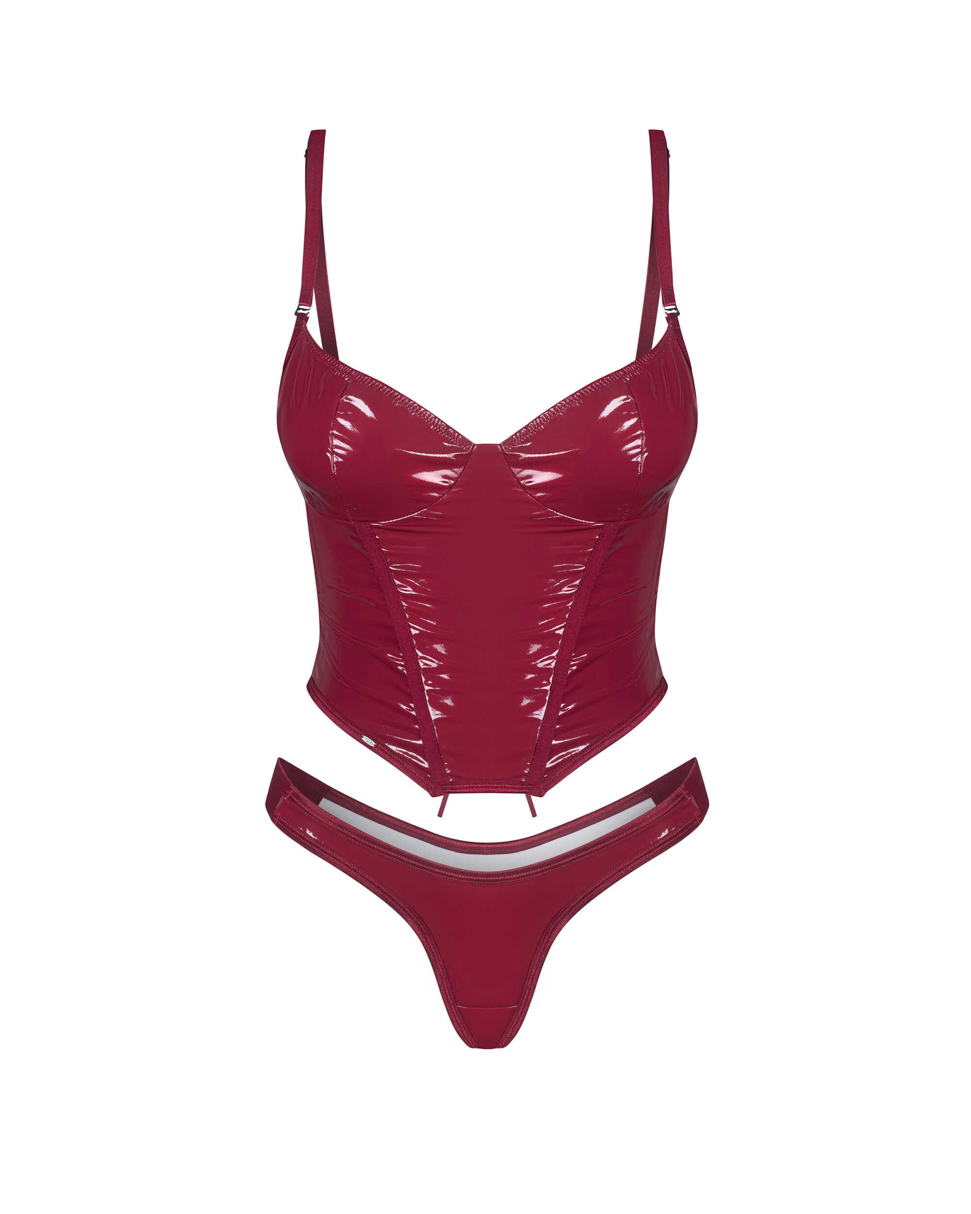 Redya Corset et string rouge – Image 6