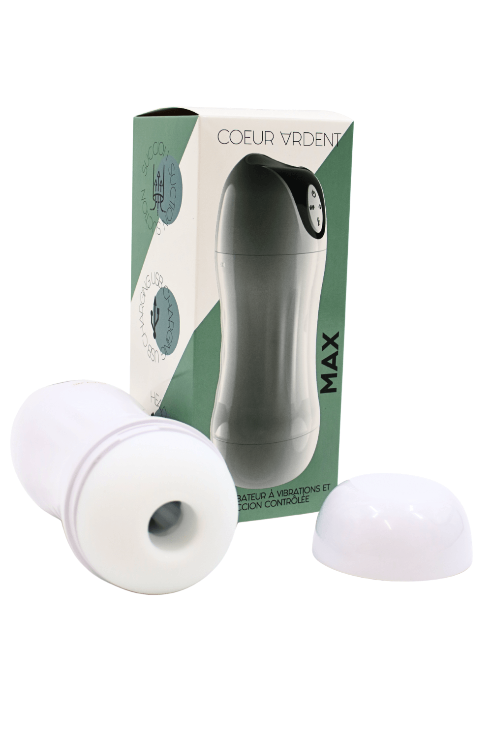 MAX ? Masturbateur à Vibrations Succion Contrôlée USB – Image 3