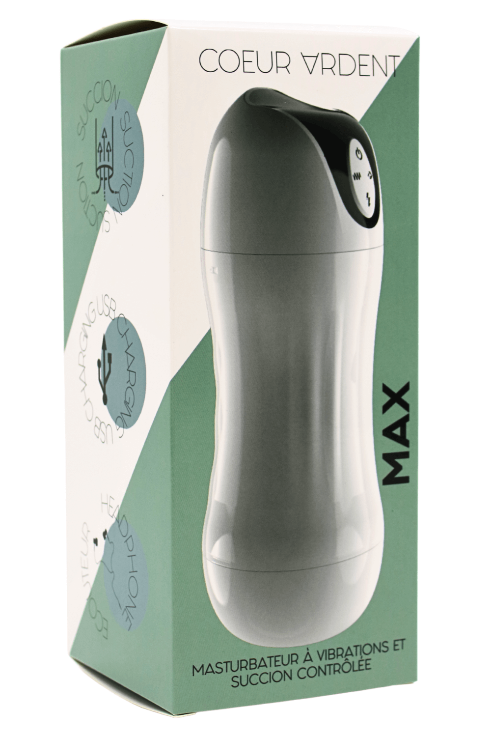 MAX ? Masturbateur à Vibrations Succion Contrôlée USB – Image 6